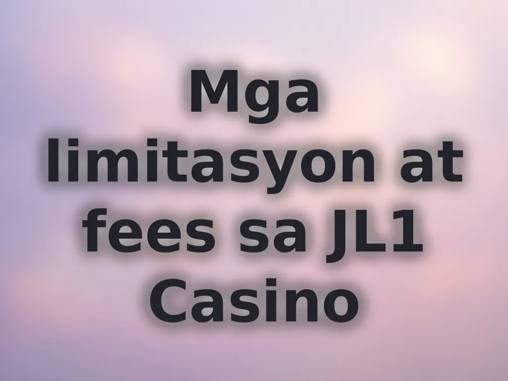 Detalye ng mga limitasyon sa deposit at withdraw.